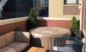 Can I Put an Inflatable Hot Tub on My Balcony?