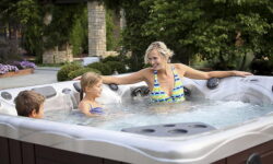 draining a master spa hot tub