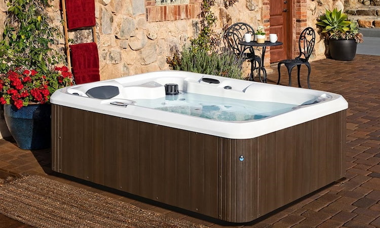 hot tub without cover