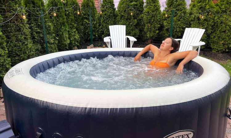 adding Epsom salt to hot tub